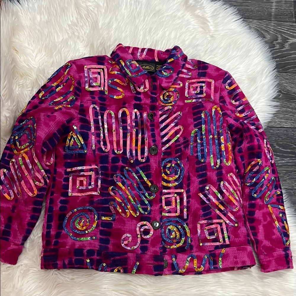 Vibrant Patterned Jacket - image 6